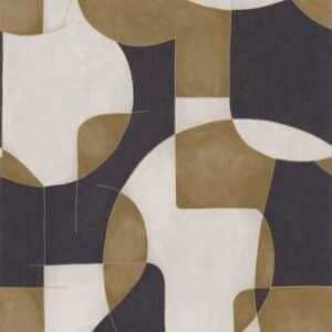 Casadeco Op'Art Camel / Noir GLRY86092410