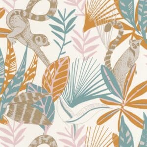 Caselio Odyssee Madagascar Bleu / Ocre / Rose / Dore OYS101403211