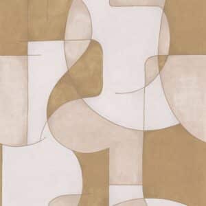 Casadeco Op'Art Beige / Or GLRY86091302
