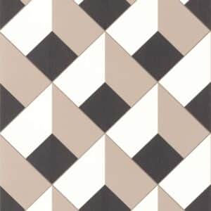 Casadeco Perception Losange Beige/Noir PERP86511510