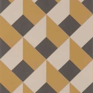 Casadeco Perception Losange Jaune Ocre PERP86512404