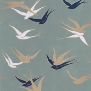 Casadeco Swallow Vert Sauge TWNT88637353