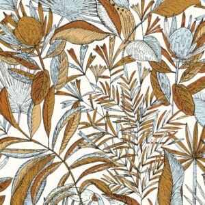 Caselio Jardin De Bel Air Blanc Orange Bleu NGR103012479