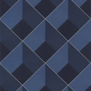 Casadeco Perception Losange Bleu Encre PERP86516529