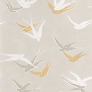 Casadeco Swallow Beige Lin TWNT88631323