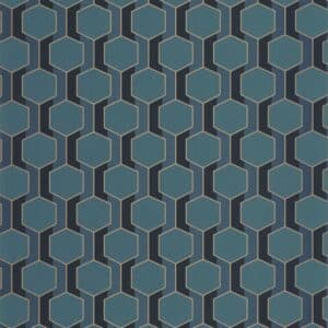 Casadeco Hamilton Bleu Paon DERB89306914
