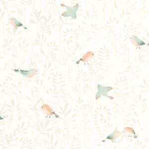 Casadeco Flying Bird Vert Amande OUAT88317088