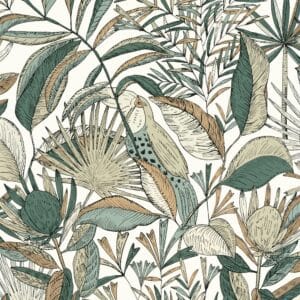 Caselio Jardin De Bel Air Blanc Vert NGR103017189
