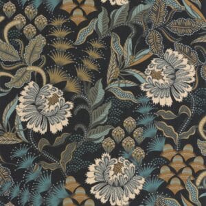 Casadeco Bloomsbury Noir Reglisse DERB89289754