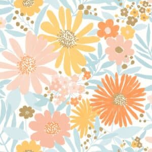 Caselio Marguerite Blanc Jaune Bleu LGG104430221