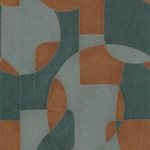 Casadeco Op'Art Vert / Cuivre GLRY86097503