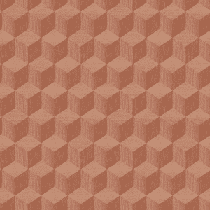 Boråstapeter Cube - Terracotta