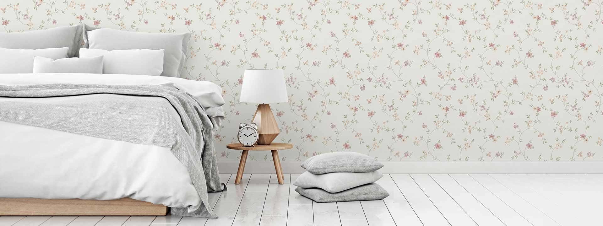 Landelijk behang ruimte