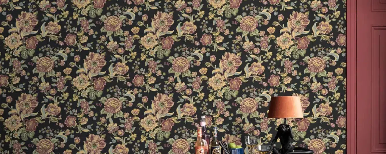 Ouderwets behang ruimte