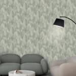 Empty,Room,With,2,Sofas,,Concrete,Wall,,Carpet,,White,Round
