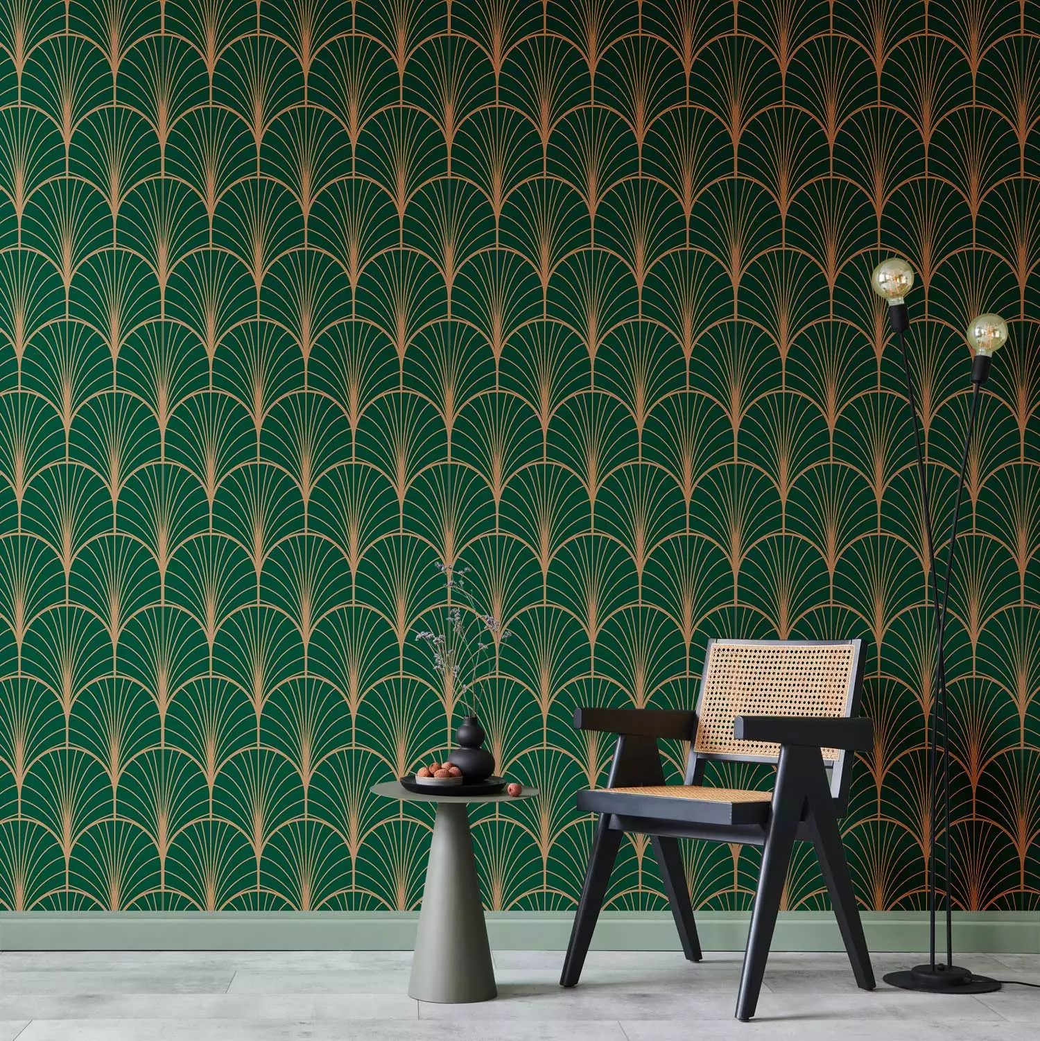 art deco behang