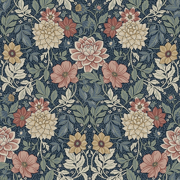 bloemen behang