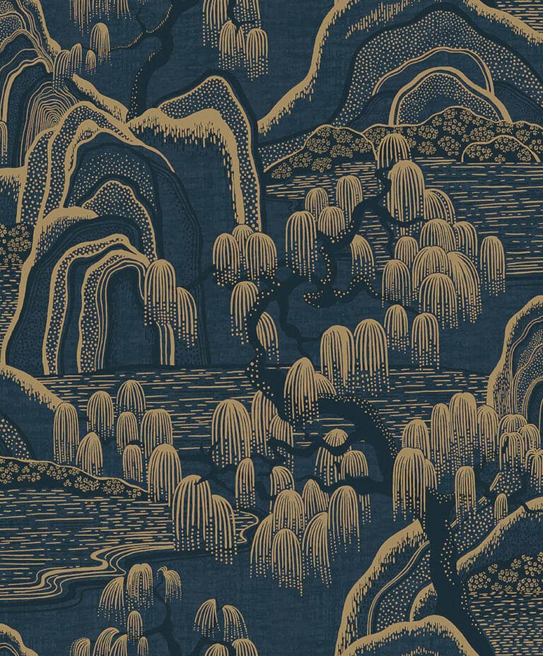 borastapeter eastern simplicity indigo garden 3132 behang 1