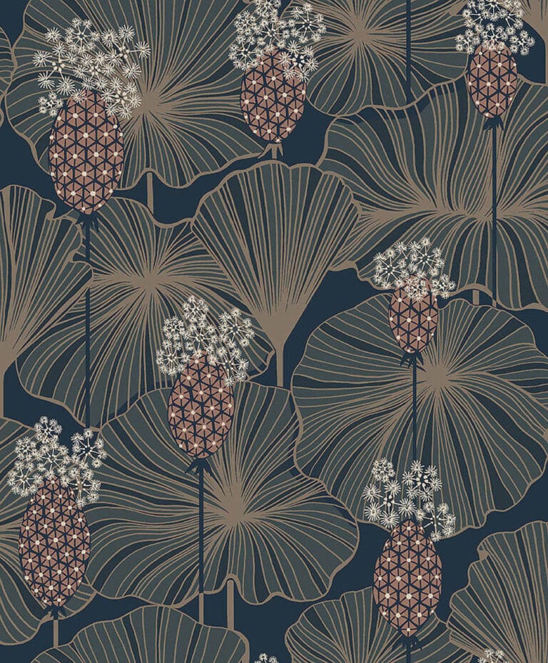 borastapeter eastern simplicity umbrella leaves 3118 behang 1