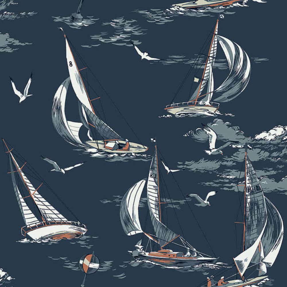 borastapeter marstrand ii sailboats 8853 behang 3