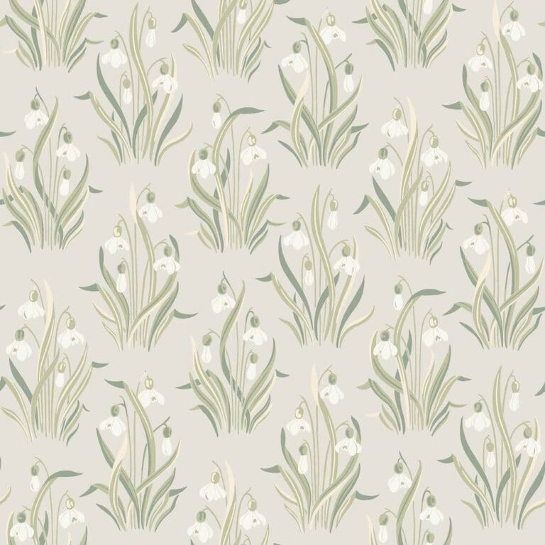 borastapeter new heritage snodroppe 4835 behang 5