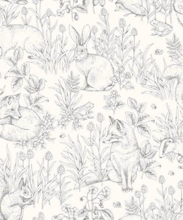 borastapeter newbie wallpaper ii forest friends 7478 behang 2