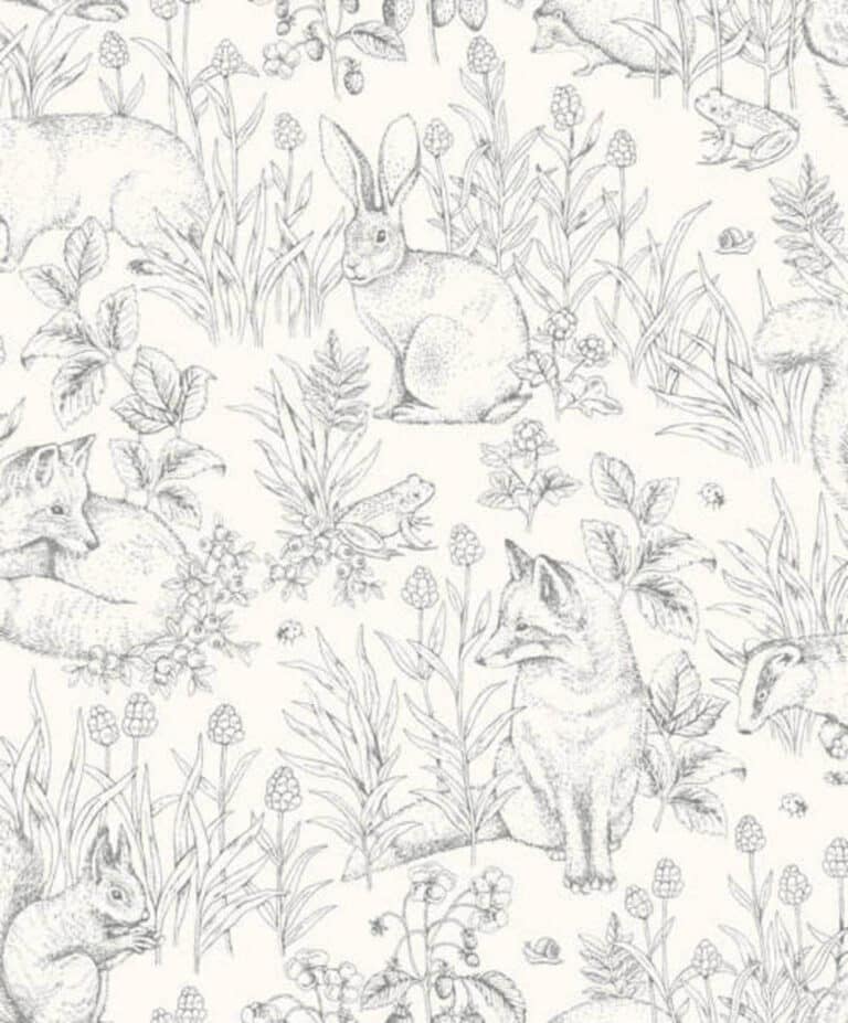 borastapeter newbie wallpaper ii forest friends 7478 behang 2