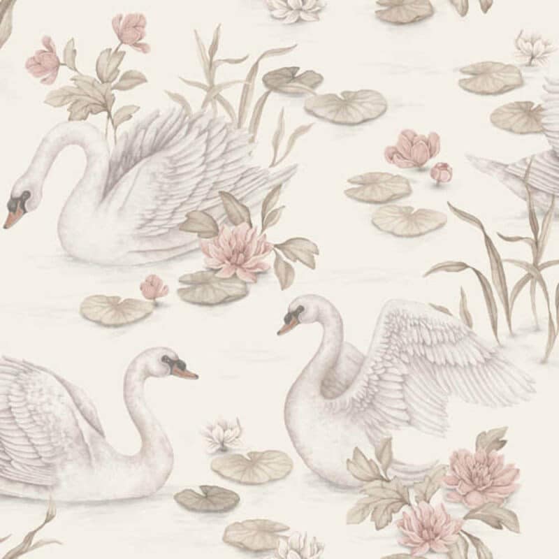 borastapeter newbie wallpaper ii lily swan 6924 behang 5