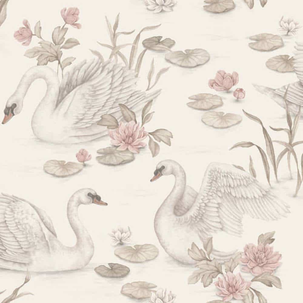 borastapeter newbie wallpaper ii lily swan 6924 behang 5