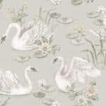 borastapeter newbie wallpaper ii lily swan 6925 behang 2