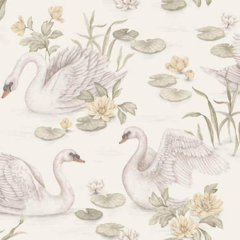 borastapeter newbie wallpaper ii lily swan 6926 behang 2