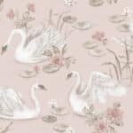 borastapeter newbie wallpaper ii lily swan 6927 behang 2