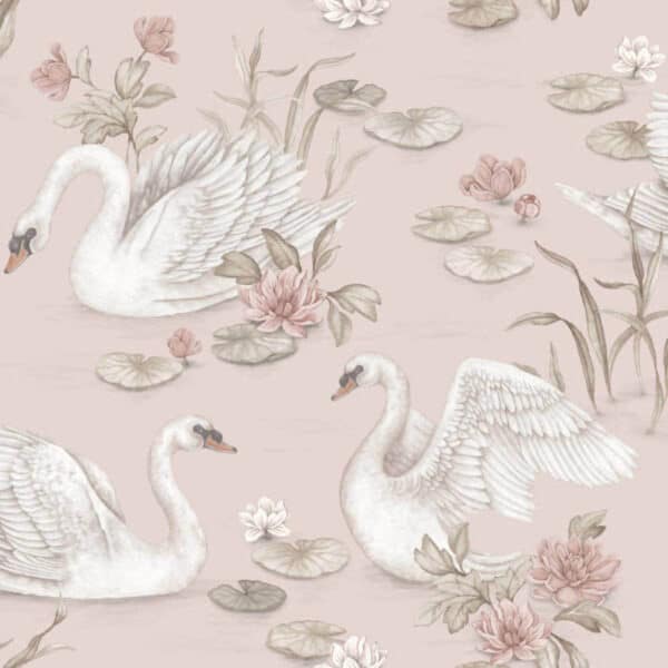 borastapeter newbie wallpaper ii lily swan 6927 behang 2