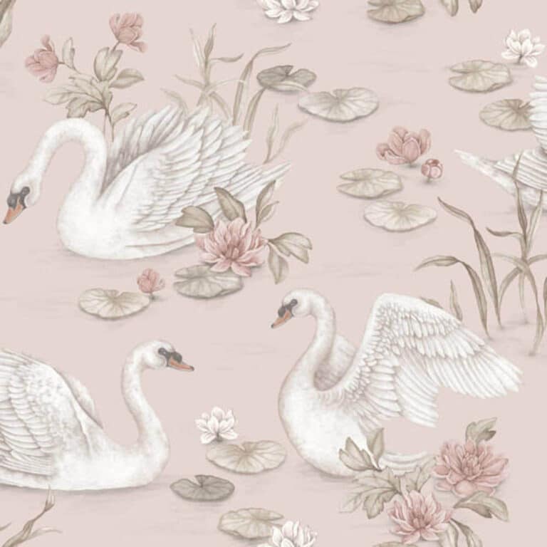 borastapeter newbie wallpaper ii lily swan 6927 behang 2