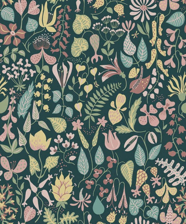 borastapeter scandinavian designers iii herbarium 1976 behang 1