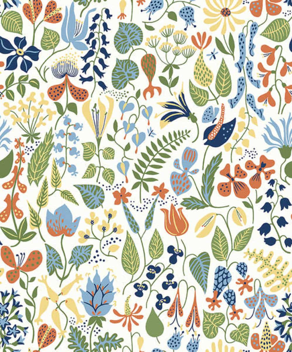 borastapeter scandinavian designers iii herbarium 1978 behang 1