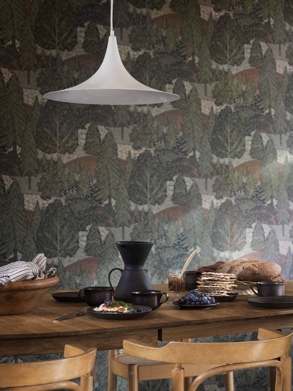 borastapeter woodland northern forest 4701 behang 1