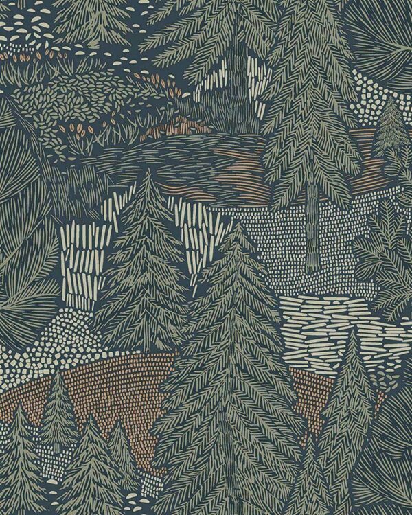 borastapeter woodland northern forest 4701 behang 5