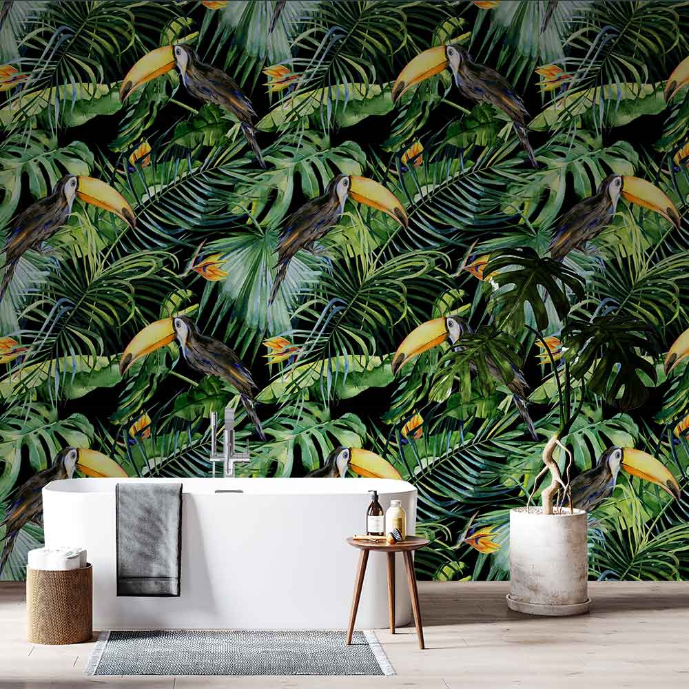 botanisch behang