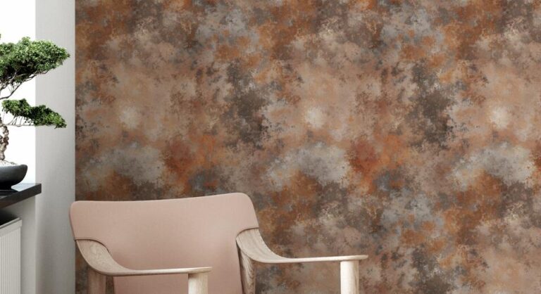 metaal behang patroon