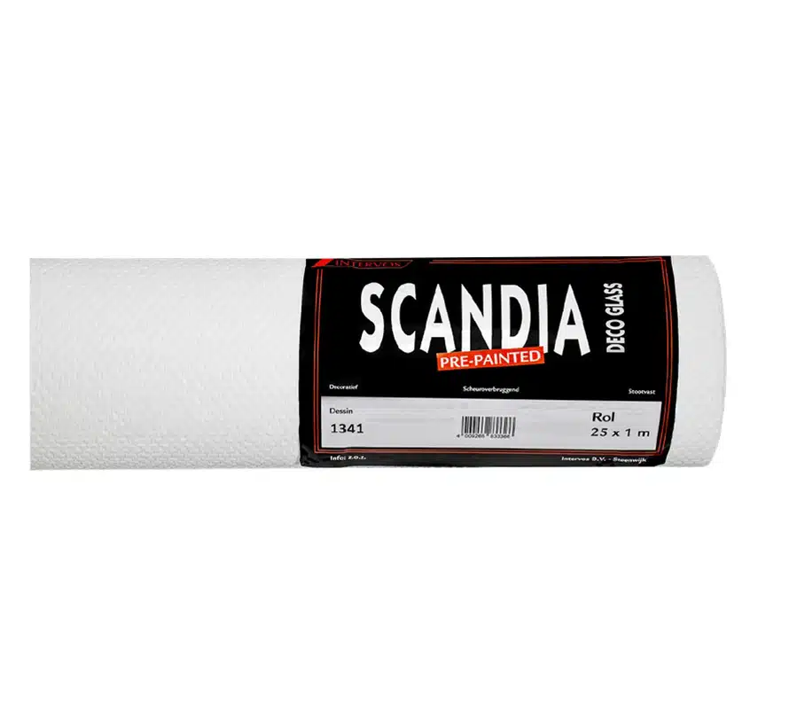 Intervos Scandia Glasweefselbehang Prepainted 1341