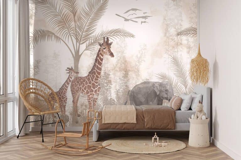 Kinderkamer behang