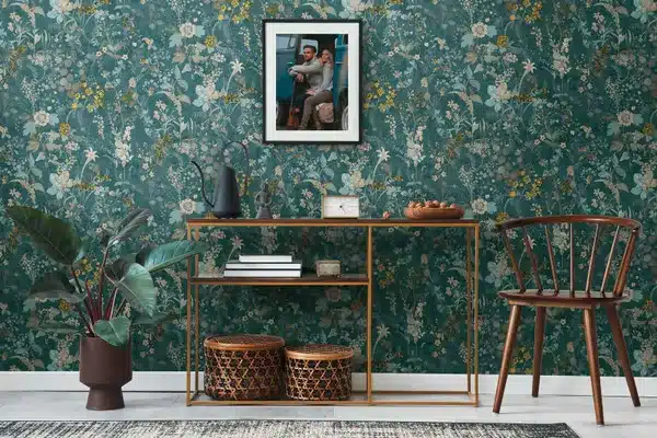 Planten behang kamer