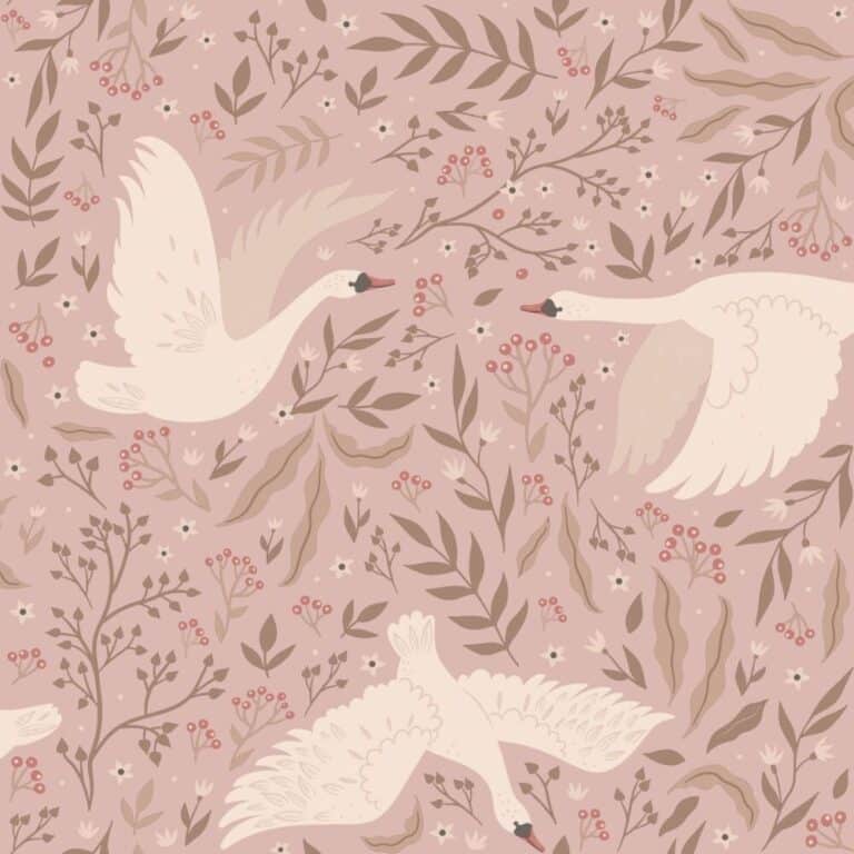 Vogels behang
