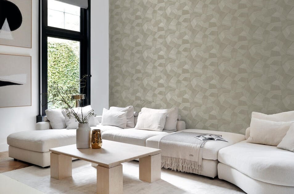 Woonkamer behang