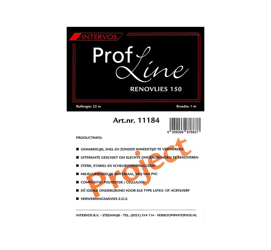 intervos prof line renovlies 150 11184 etiket