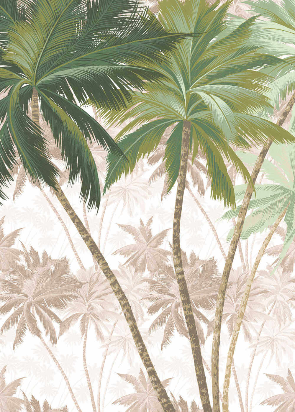 palmboom behang