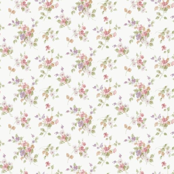 behang aquarel bloemetjes PF38104