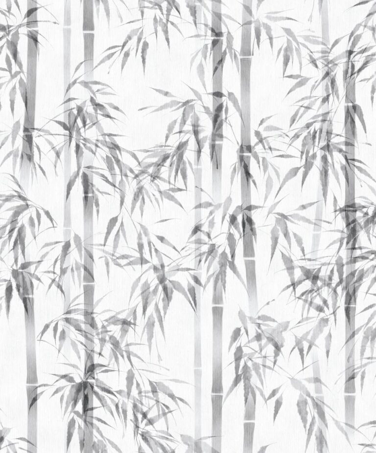 behang bamboe bladeren 81673