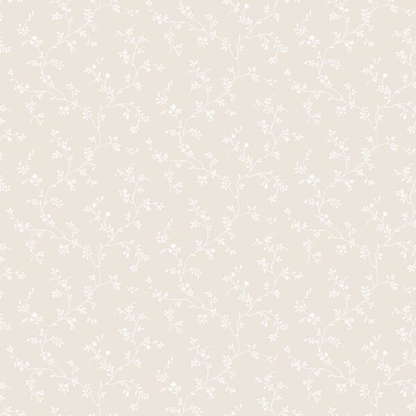 behang beige takjes bloemen PF38133